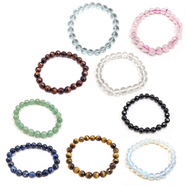 Crystal Bracelet, Faceted - Select Yours