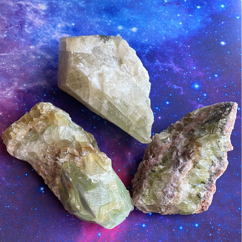 Green Calcite Decorator Specimen Green Calcite Decorator Specimen