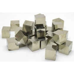 Spécimen de cube de pyrite, Grade A