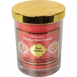 Chakra Gem Candle: Red Jasper, Bloodstone, Ylang Ylang - Root