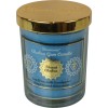 Chakra Gem Candle: Angelite, Amazonite, Eucalyptus - Throat Chakra Chakra Gem Candle: Angelite, Amazonite, Eucalyptus - Throat Chakra