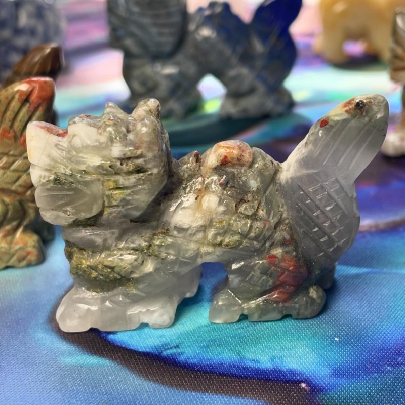 Dragon d’agate naturelle Dragon d’agate naturelle