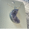 Collier Angel Aura Améthyste Lune Collier Angel Aura Améthyste Lune