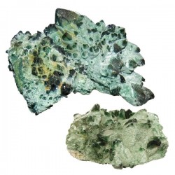 Majestic Grappe de cristaux de chrome - Vert
