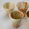 Green Onyx Shot Glass Pair Green Onyx Shot Glass Pair