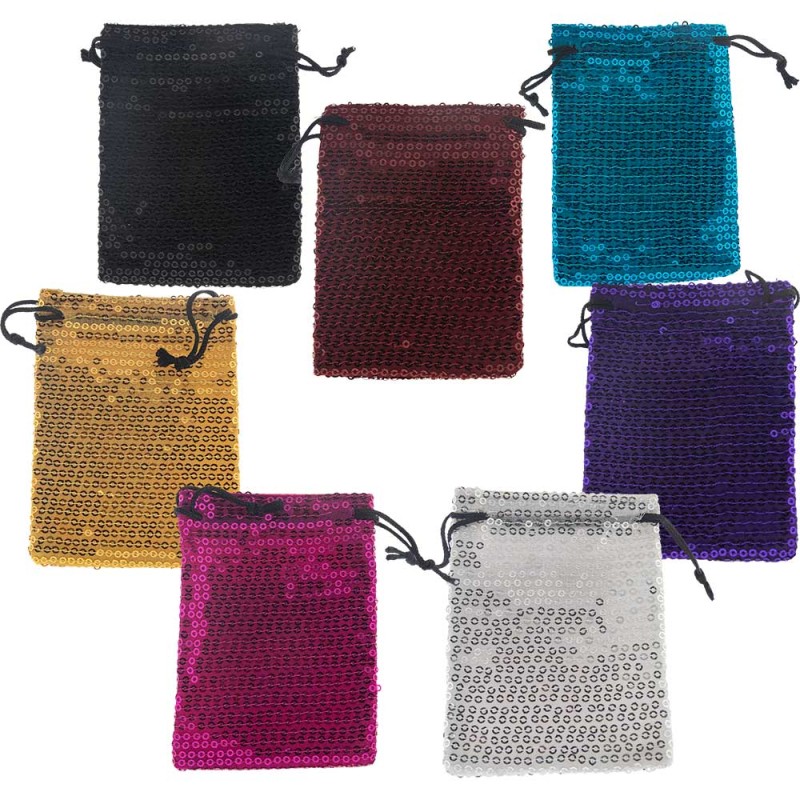 Pochette pendule à paillettes Pochette pendule à paillettes