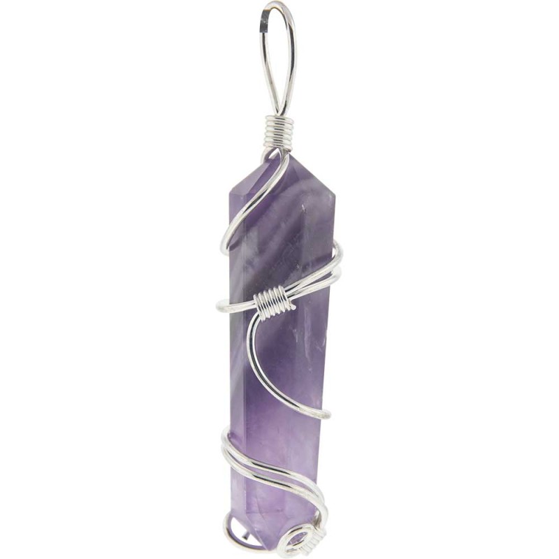 Fancy Wrapped Amethyst Pendant Fancy Wrapped Amethyst Pendant