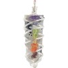Chakra enveloppé de pierre de lune bleue pendentif Chakra enveloppé de pierre de lune bleue pendentif