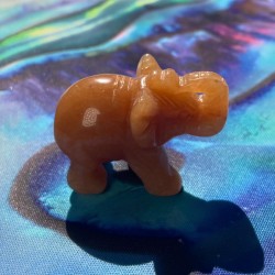 Gem Elephant - Orange Calcite