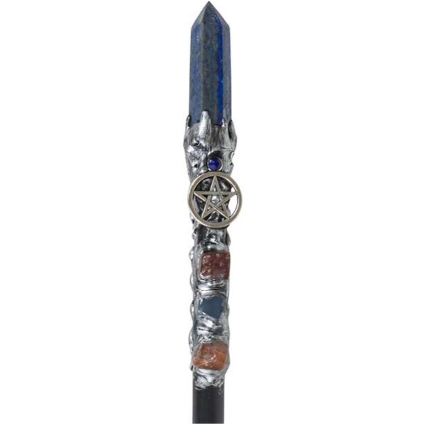 Baguette de joyau : Lapis Pentacle Baguette de joyau : Lapis Pentacle