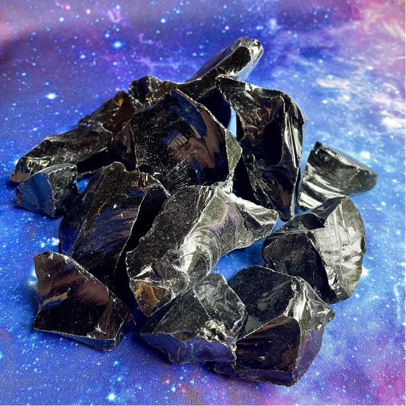 Obsidienne noire, Brute Obsidienne noire, Brute
