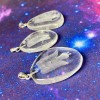 Etched Angel Quartz Pendant