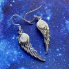 Angel Wing Moonstone Earrings Angel Wing Moonstone Earrings