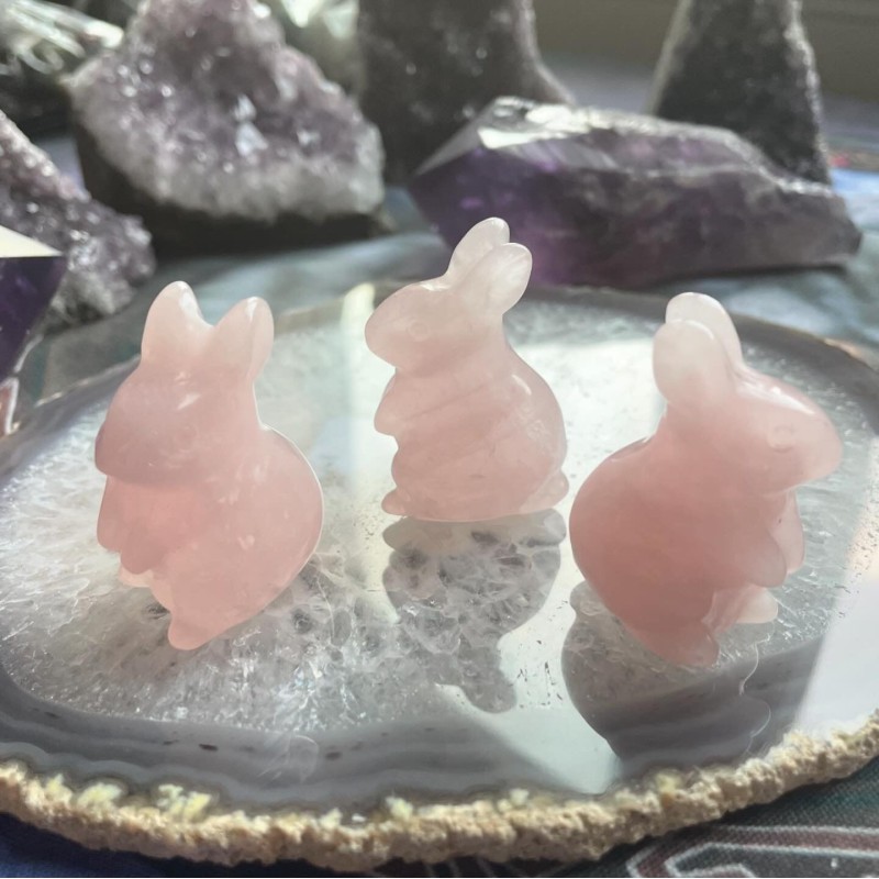 Quartz Rose Lapin Lapin Quartz Rose Lapin Lapin