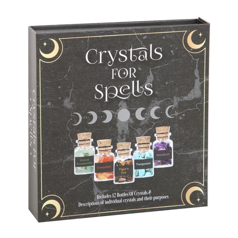 Crystals For Spells: Bottle Set Crystals For Spells: Bottle Set