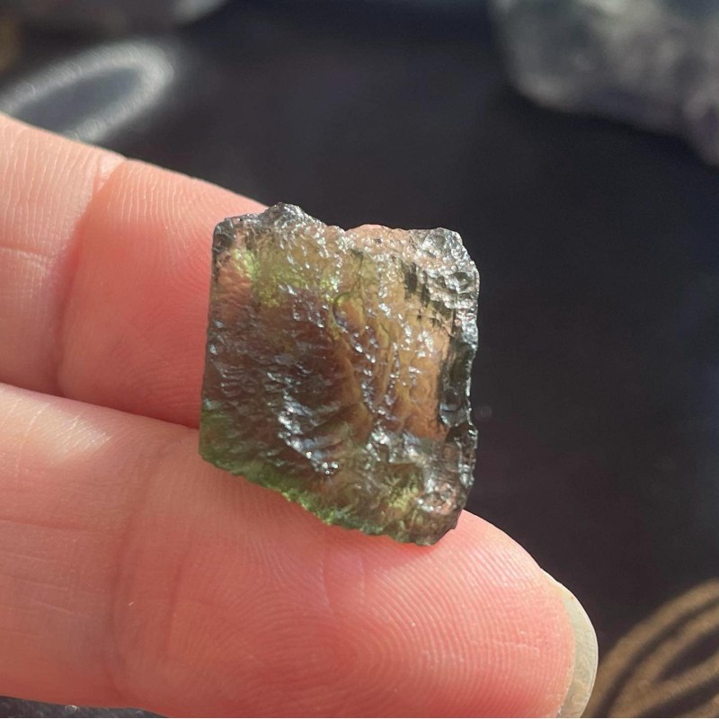 Moldavite Specimen O ~ Spiritual Transformation Moldavite Specimen O ~ Spiritual Transformation