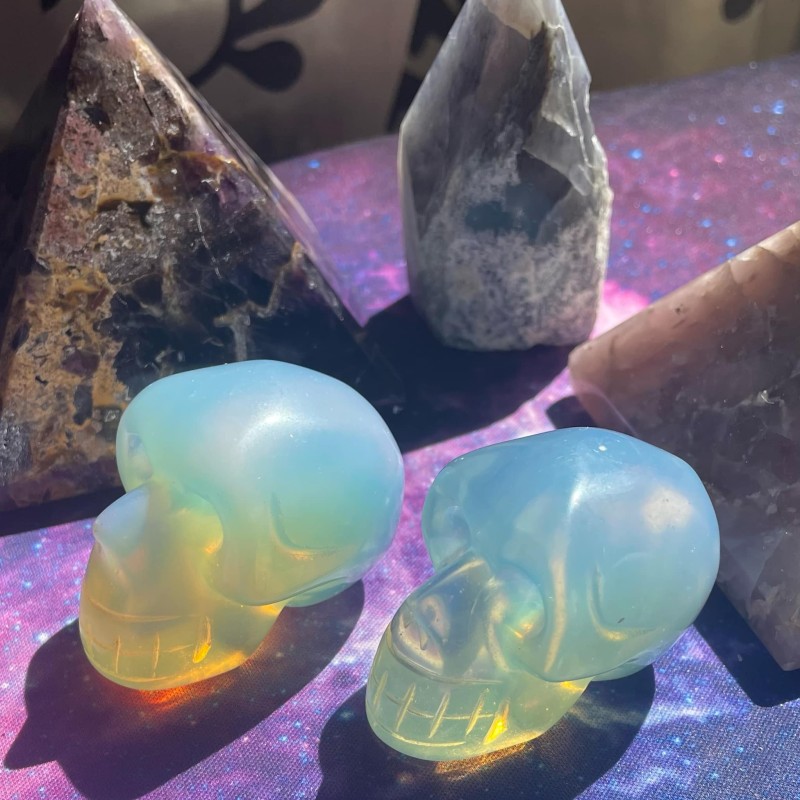 Crâne d’opalite Crâne d’opalite
