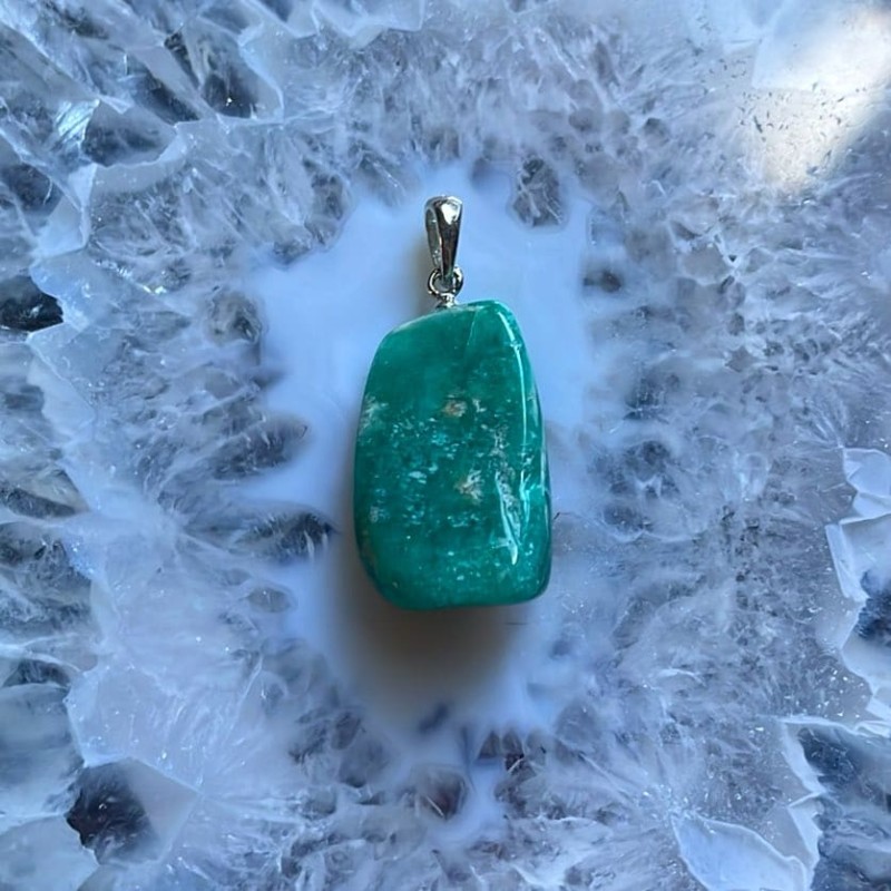 Tumbled Pendant, Amazonite Tumbled Pendant, Amazonite