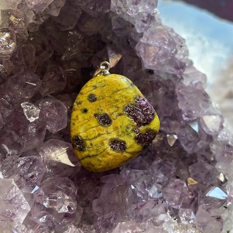 Tumbled Pendant, Atlantisite Tumbled Pendant, Atlantisite
