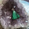 Tumbled Pendant, Malachite Tumbled Pendant, Malachite