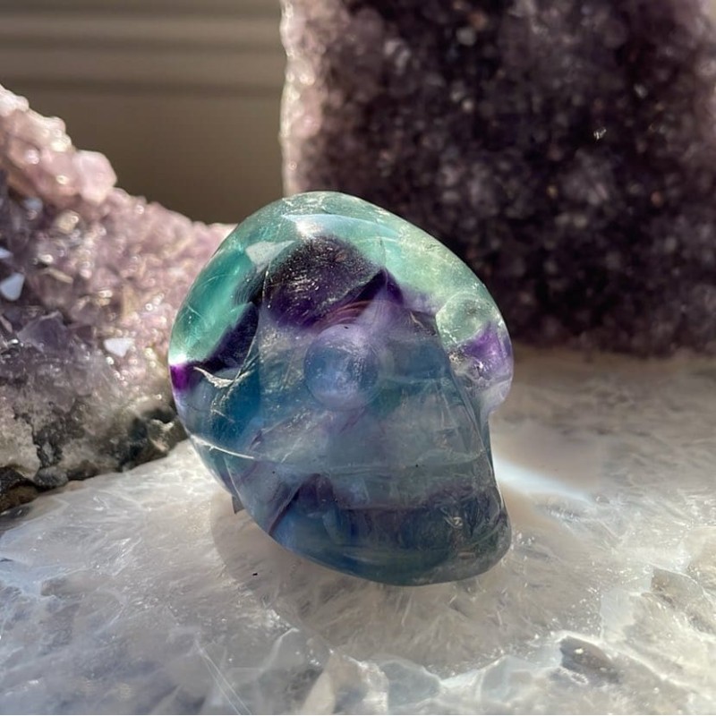 Fluorite Skull, B Fluorite Skull, B