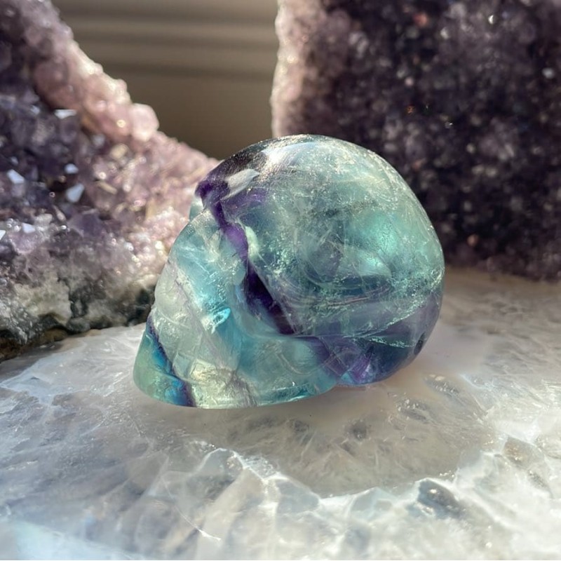 Fluorite Skull, B Fluorite Skull, B