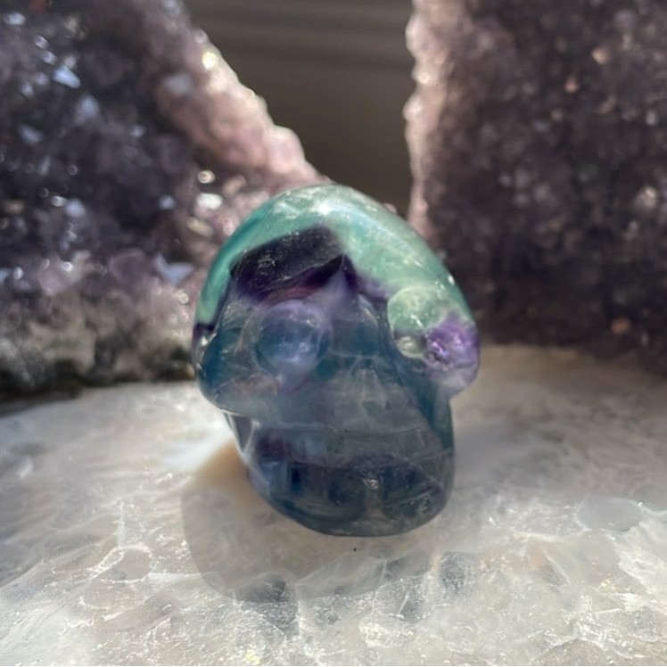 Fluorite Skull, B Fluorite Skull, B