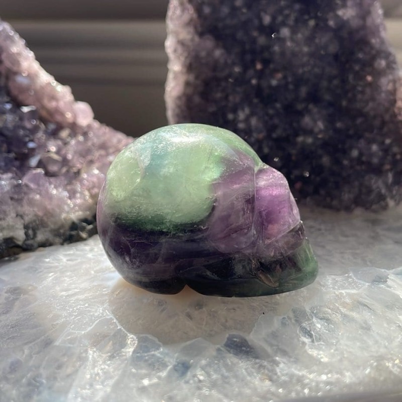 Crâne en fluorite, C Crâne en fluorite, C