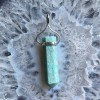 Amazonite Pendant, Sterling Amazonite Pendant, Sterling