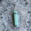 Amazonite Pendant, Sterling Amazonite Pendant, Sterling
