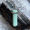 Amazonite Pendant, Sterling Amazonite Pendant, Sterling