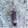 Dragonfly Moon Pendant: Amethyst Dragonfly Moon Pendant: Amethyst