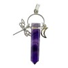 Dragonfly Moon Pendant: Amethyst Dragonfly Moon Pendant: Amethyst