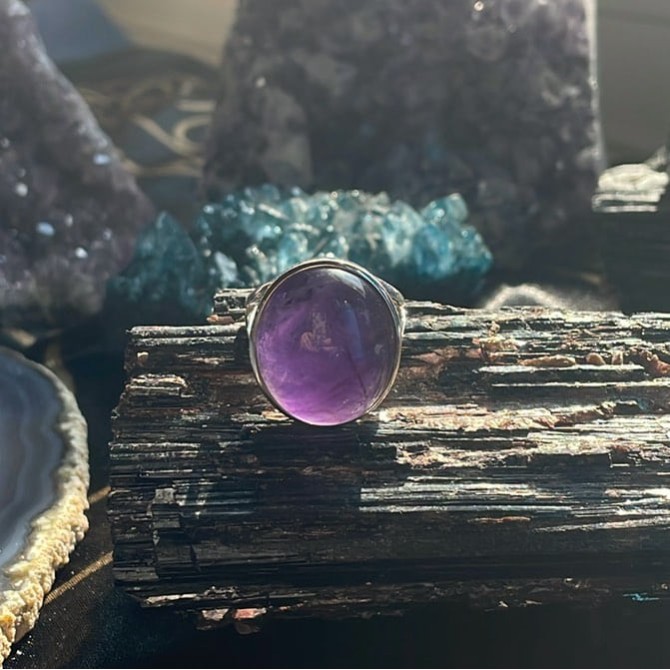 Bague Améthyste, Taille 8 Bague Améthyste, Taille 8