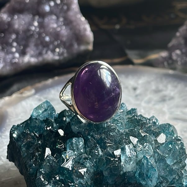 Bague Améthyste, Taille 8 Bague Améthyste, Taille 8
