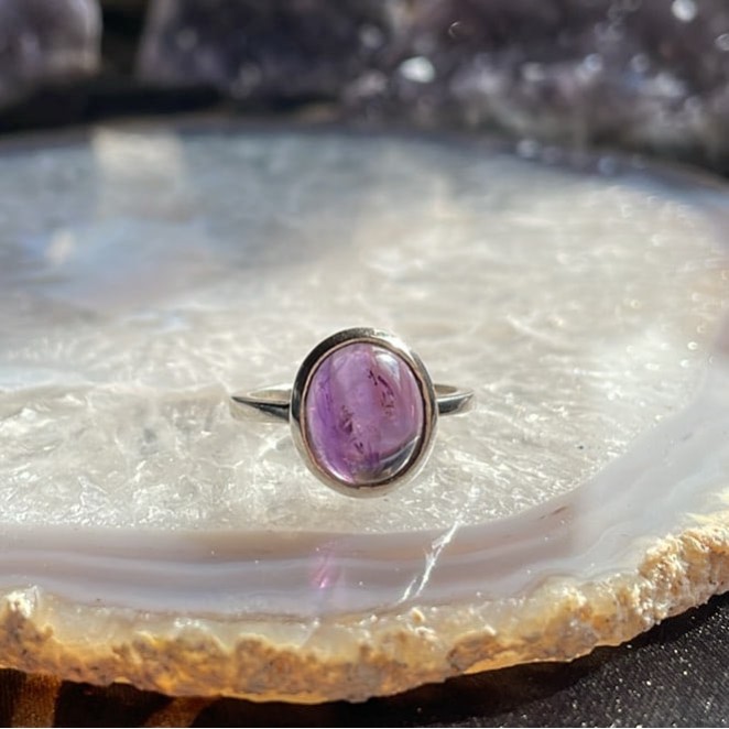 Bague Améthyste, Sterling - Taille 7 Bague Améthyste, Sterling - Taille 7