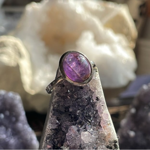 Bague Améthyste, Sterling - Taille 7 Bague Améthyste, Sterling - Taille 7