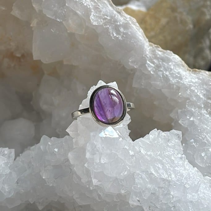 Bague Améthyste, Sterling - Taille 7 Bague Améthyste, Sterling - Taille 7