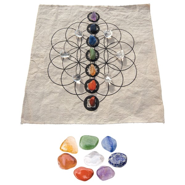 Crystal Healing Grid Set - Seven Chakras Crystal Healing Grid Set - Seven Chakras