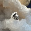 Bague Croissant de Lune, Sterling Bague Croissant de Lune, Sterling