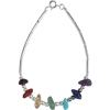Bracelet en cristal chakra, Sterling