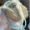 Chaîne de perles d’agate bleue Chaîne de perles d’agate bleue