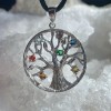 Pendentif Chakra Tree, Sterling Pendentif Chakra Tree, Sterling