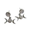 Boucles d’oreilles Triple Moon, Sterling Boucles d’oreilles Triple Moon, Sterling