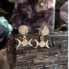 Boucles d’oreilles Triple Moon, Sterling Boucles d’oreilles Triple Moon, Sterling