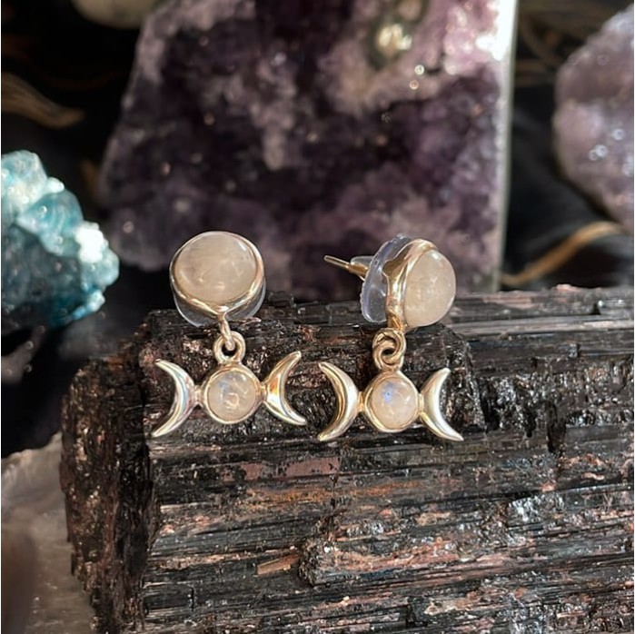 Boucles d’oreilles Triple Moon, Sterling Boucles d’oreilles Triple Moon, Sterling