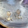 Boucles d’oreilles Triple Moon, Sterling Boucles d’oreilles Triple Moon, Sterling