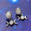 Boucles d’oreilles Triple Moon, Sterling Boucles d’oreilles Triple Moon, Sterling