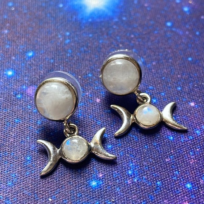 Boucles d’oreilles Triple Moon, Sterling Boucles d’oreilles Triple Moon, Sterling