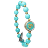 Nepalese Om with Turquoise Howlite Bracelet Nepalese Om with Turquoise Howlite Bracelet